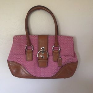 PINK COACH BAG